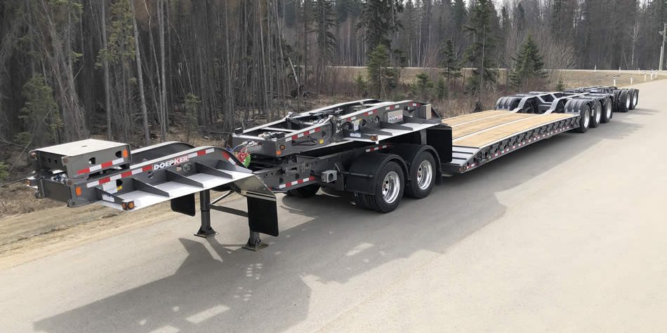 Doepker-Trailers-8 Doepker Removable Gooseneck double drop flat