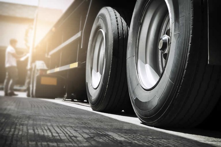 Maintenance on Transport truck