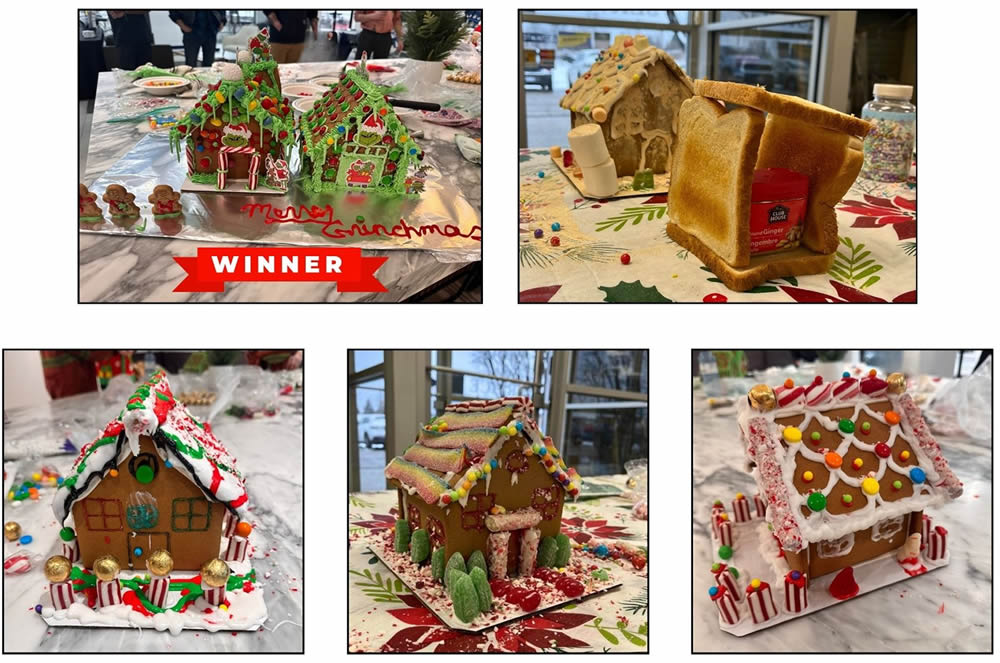gingerbread houses